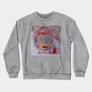 Soft Touch, love and compassion Buddha impression Crewneck Sweatshirt